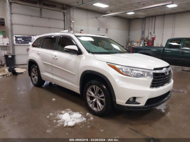 toyota highlander 2015 5tdjkrfh7fs147809