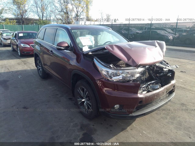 toyota highlander 2016 5tdjkrfh7gs289403