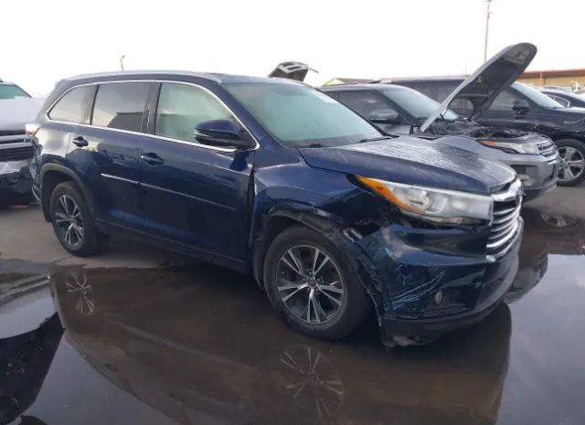 toyota highlander 2016 5tdjkrfh7gs329222