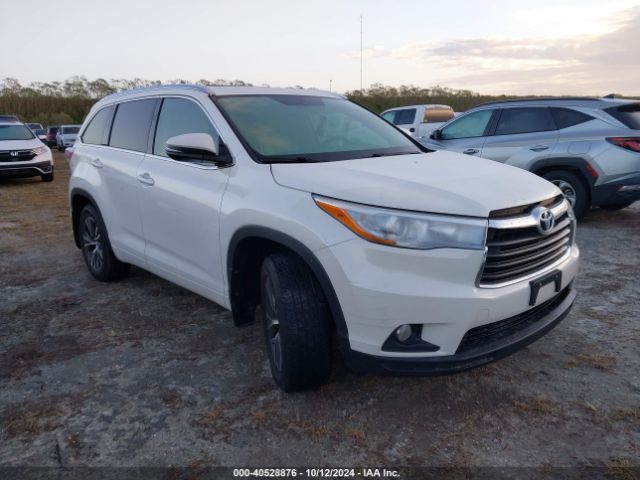 toyota highlander 2016 5tdjkrfh7gs338907