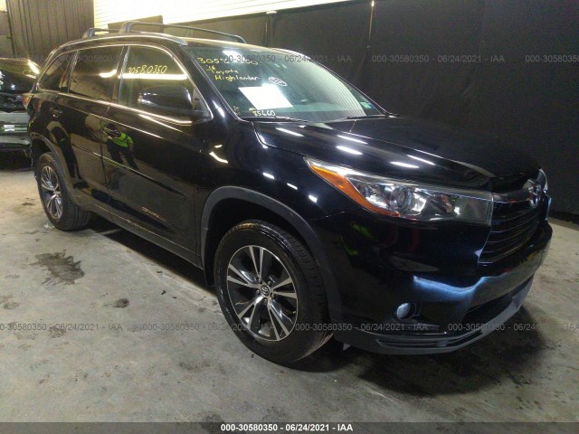 toyota highlander 2016 5tdjkrfh7gs351348