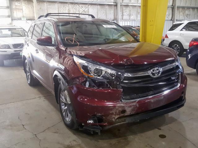 toyota highlander 2015 5tdjkrfh8fs161895