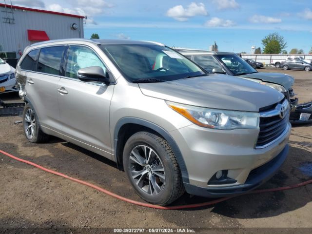 toyota highlander 2016 5tdjkrfh8gs225001