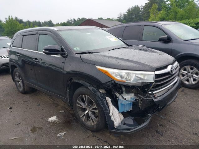 toyota highlander 2016 5tdjkrfh8gs301431