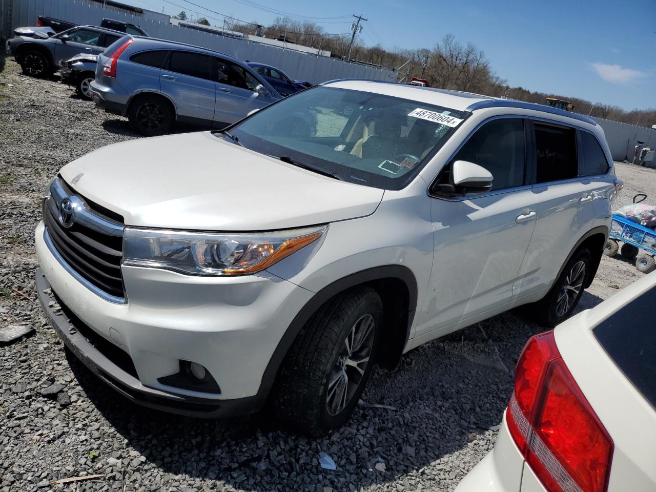 toyota highlander 2016 5tdjkrfh8gs302210