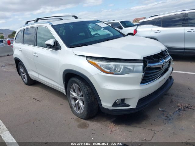 toyota highlander 2015 5tdjkrfh9fs119879