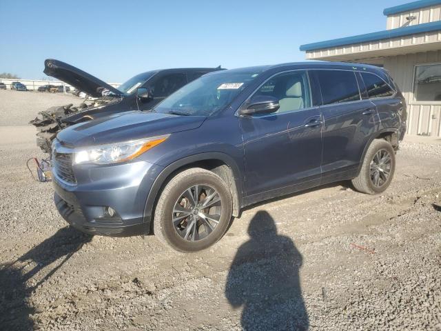 toyota highlander 2016 5tdjkrfh9gs281965