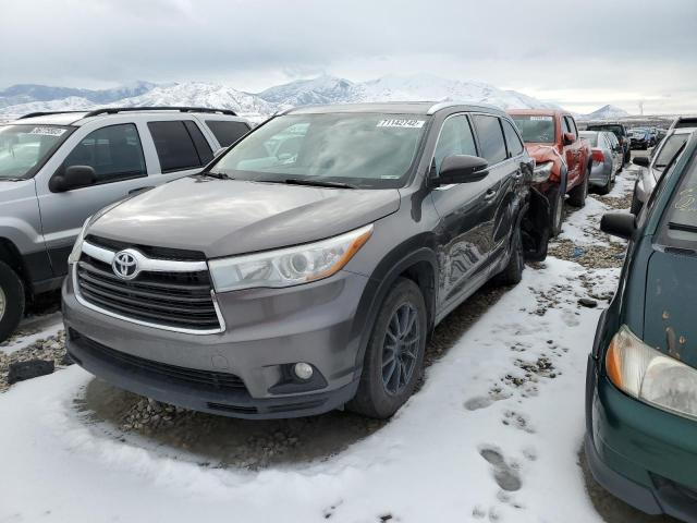 toyota highlander 2016 5tdjkrfh9gs505526