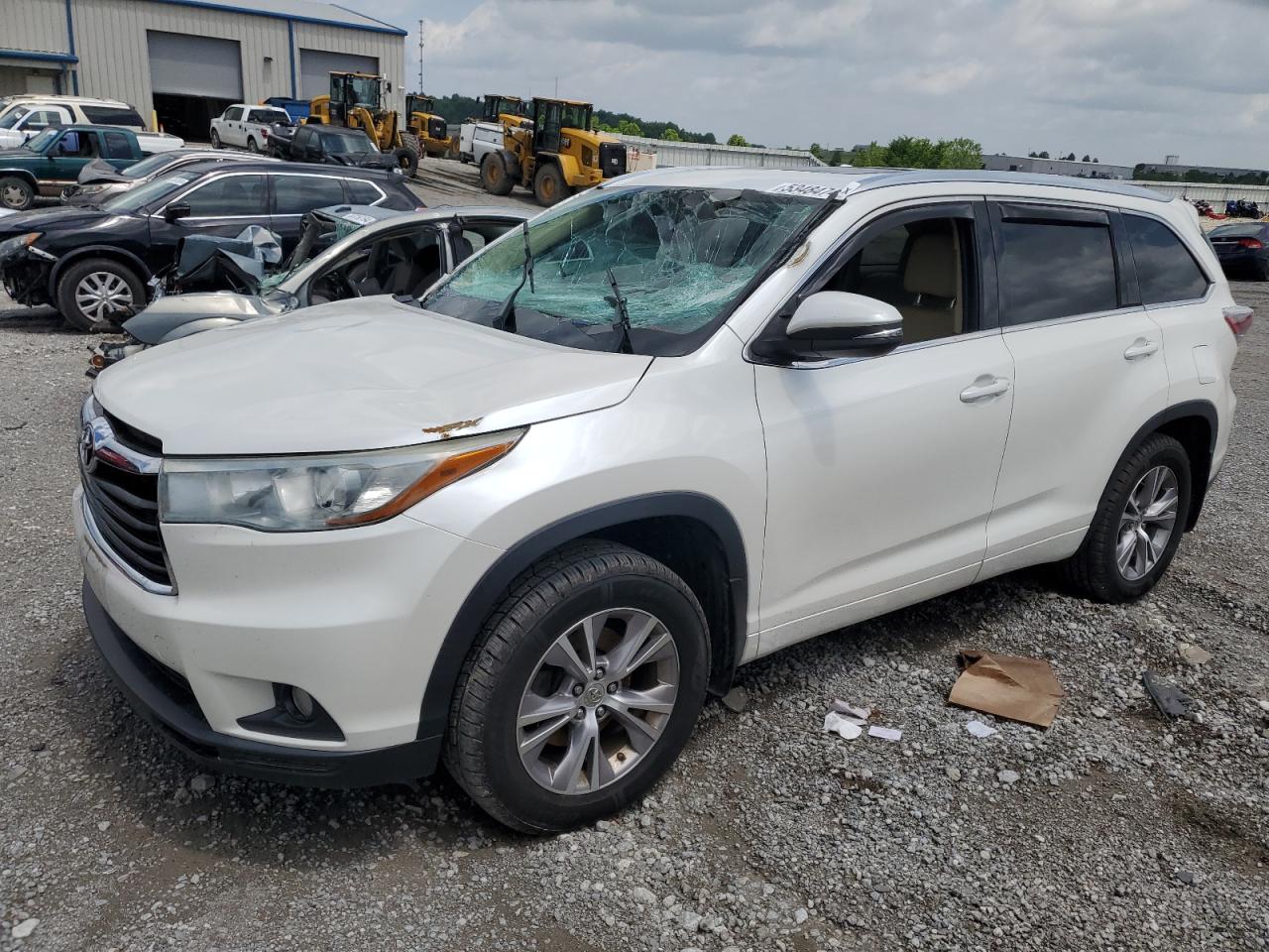 toyota highlander 2015 5tdjkrfhxfs086066