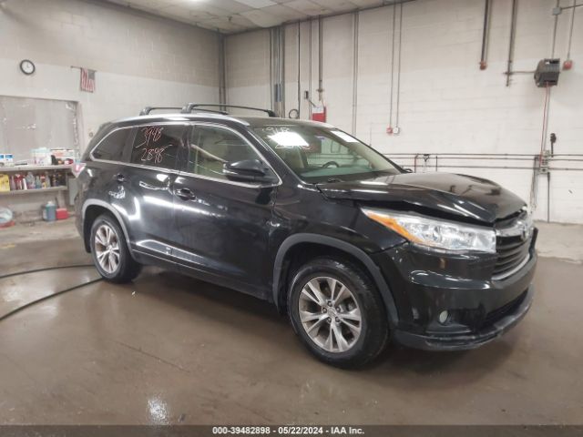 toyota highlander 2015 5tdjkrfhxfs120197