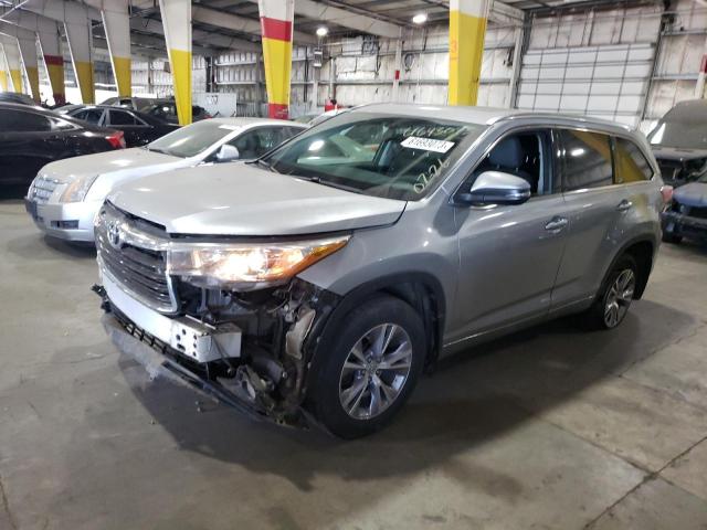 toyota highlander 2015 5tdjkrfhxfs155077