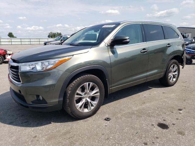 toyota highlander 2015 5tdjkrfhxfs208960