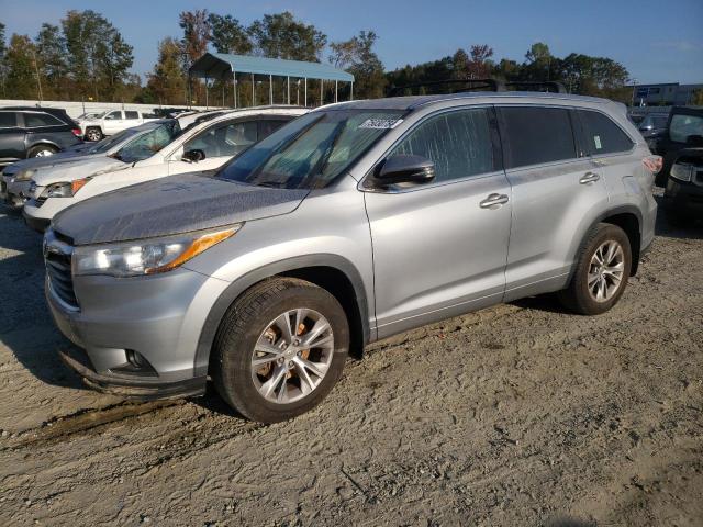 toyota highlander 2015 5tdjkrfhxfs218176