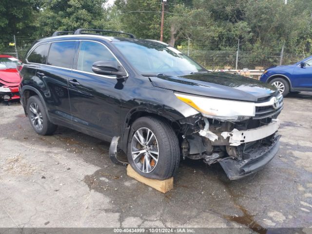 toyota highlander 2016 5tdjkrfhxgs355183