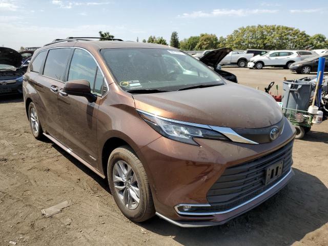 toyota sienna xle 2021 5tdjrkec0ms068780