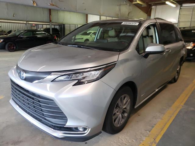 toyota sienna xle 2021 5tdjrkec3ms006273