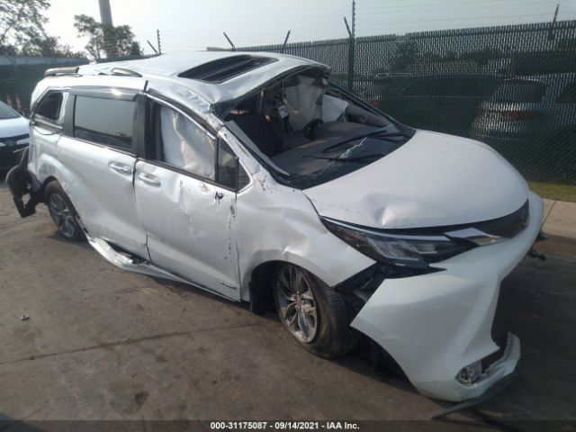 toyota sienna 2021 5tdjrkec4ms009098