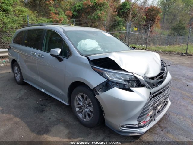 toyota sienna 2021 5tdjrkec6ms056293