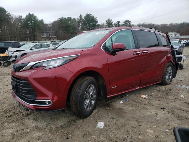 toyota sienna xle 2021 5tdjskfc1ms012267