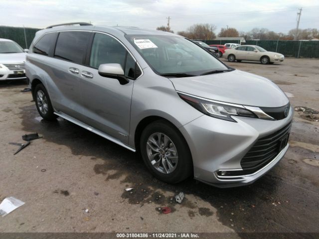 toyota sienna 2021 5tdjskfc5ms015592