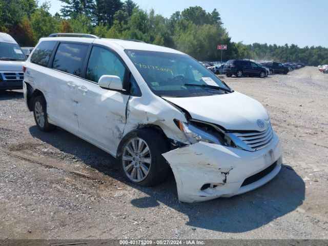 toyota sienna 2017 5tdjz3dc0hs154779