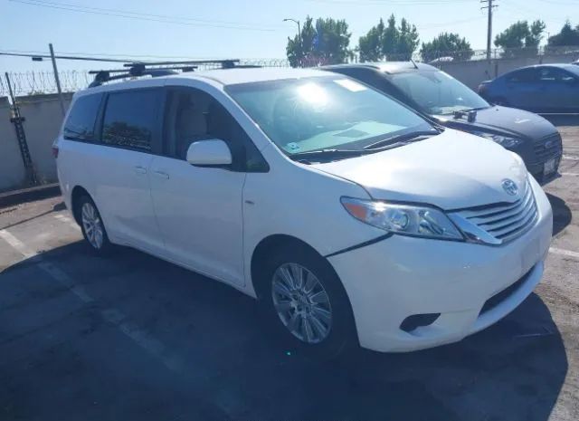 toyota sienna 2017 5tdjz3dc0hs170707