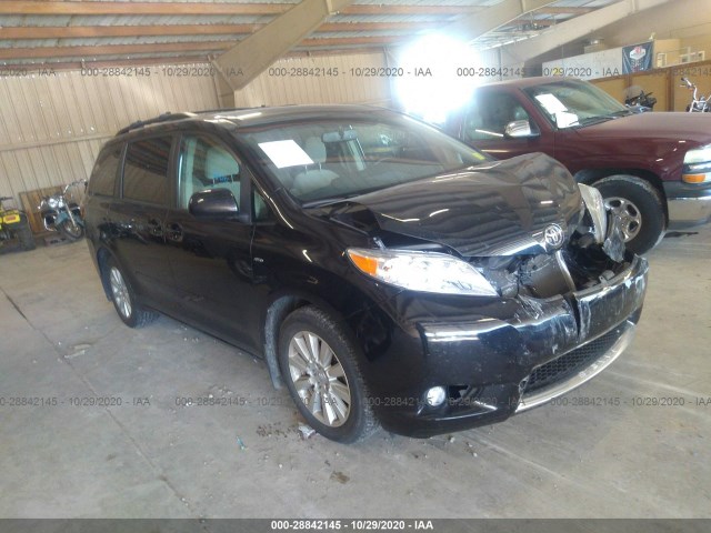 toyota sienna 2017 5tdjz3dc3hs178087