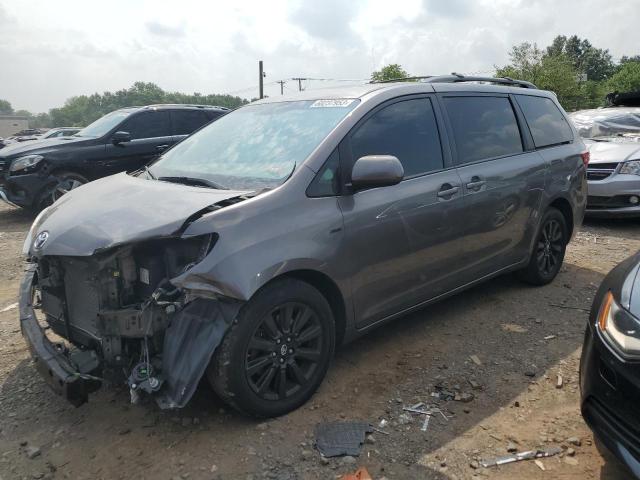 toyota sienna le 2017 5tdjz3dc6hs155516