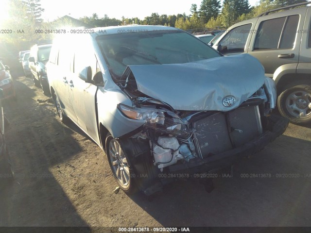 toyota sienna 2017 5tdjz3dc6hs187107