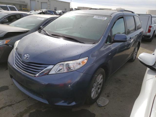 toyota sienna le 2017 5tdjz3dc9hs153162