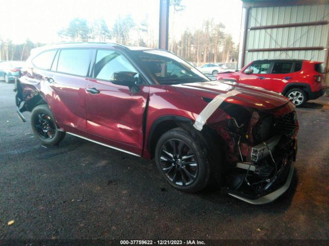 toyota highlander 2022 5tdjzrbh0ns233883