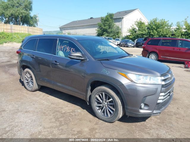 toyota highlander 2018 5tdjzrfh0js832254