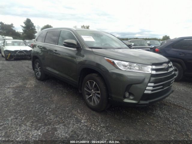 toyota highlander 2019 5tdjzrfh0ks705795