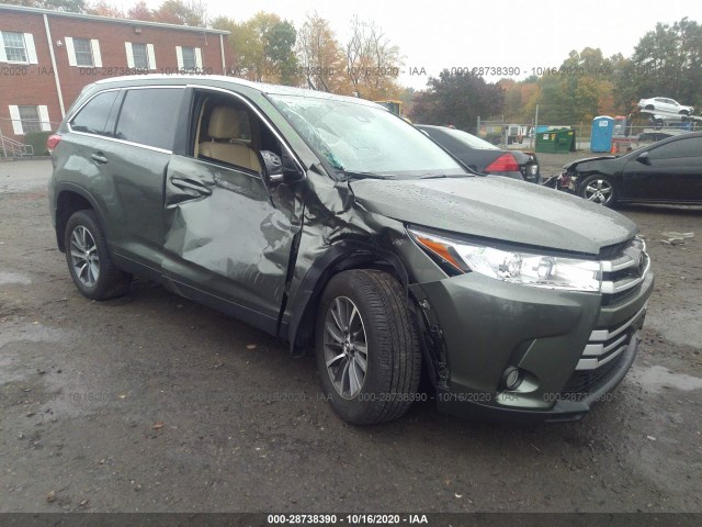 toyota highlander 2019 5tdjzrfh0ks986450