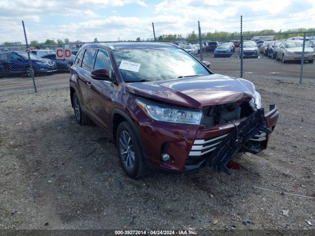 toyota highlander 2018 5tdjzrfh1js849645