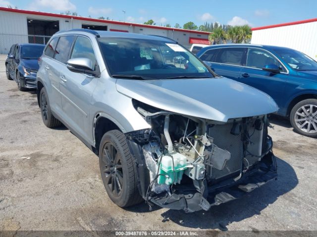 toyota highlander 2019 5tdjzrfh1ks563876