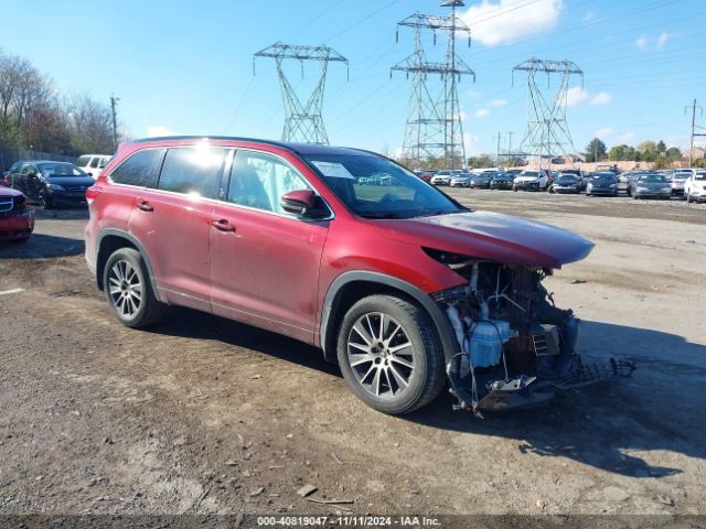 toyota highlander 2017 5tdjzrfh2hs387512