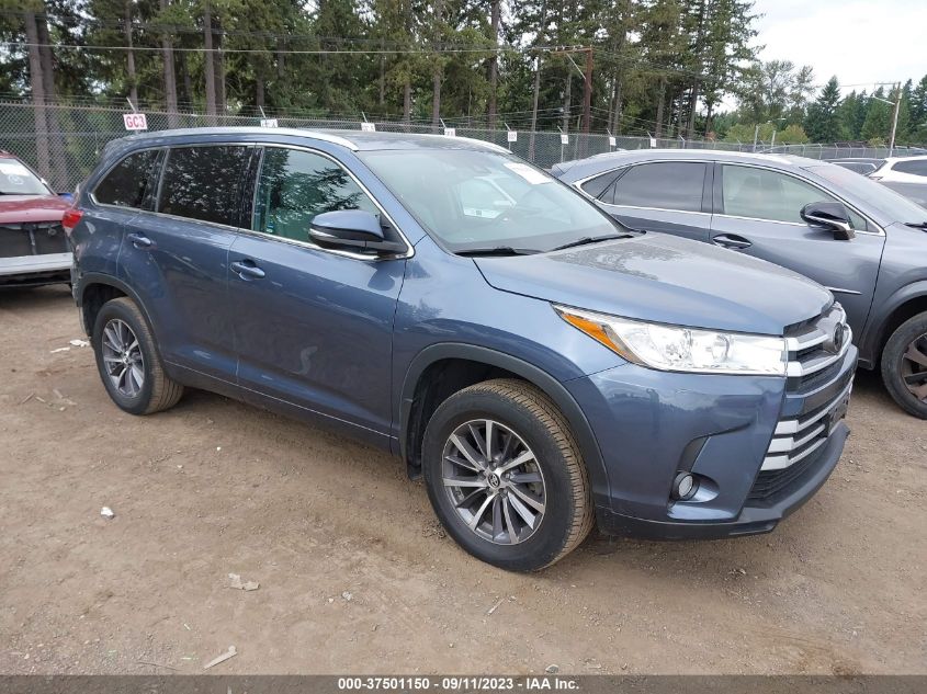 toyota highlander 2018 5tdjzrfh2js818484