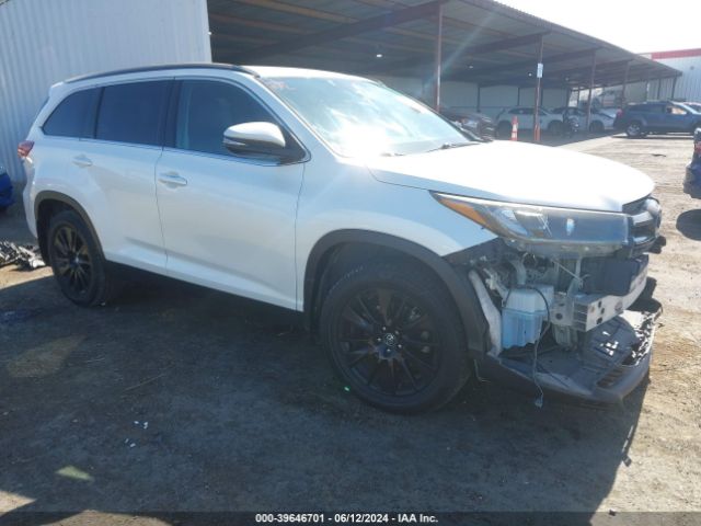 toyota highlander 2019 5tdjzrfh2ks608677