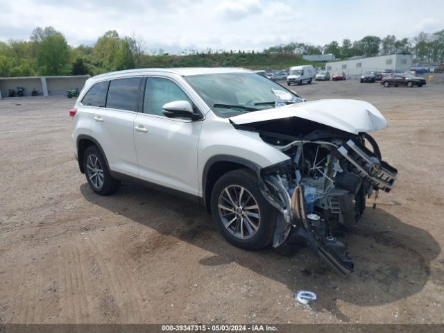 toyota highlander 2019 5tdjzrfh3ks622717