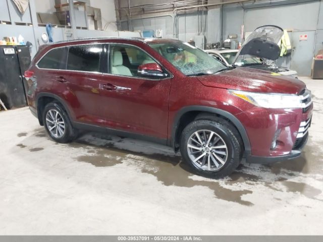 toyota highlander 2019 5tdjzrfh3ks939199