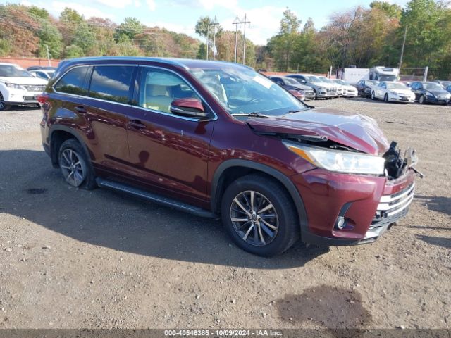 toyota highlander 2017 5tdjzrfh4hs406206