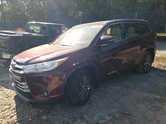 toyota highlander 2017 5tdjzrfh4hs468186