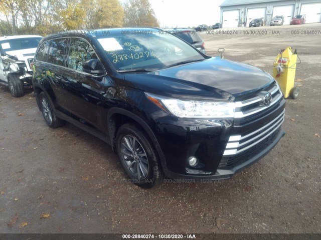 toyota highlander 2019 5tdjzrfh4ks615775