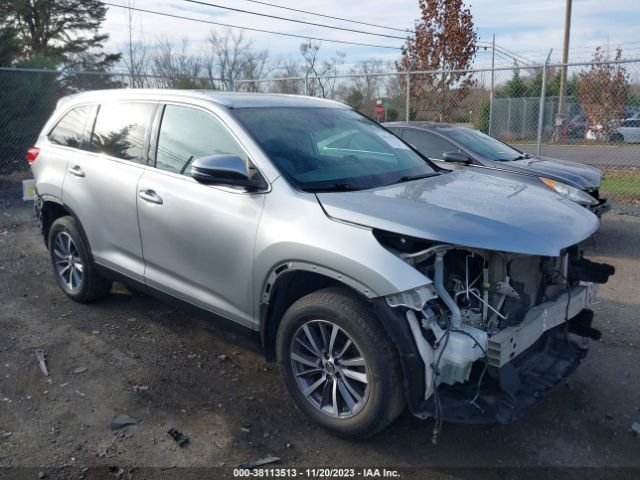 toyota highlander 2019 5tdjzrfh6ks924583