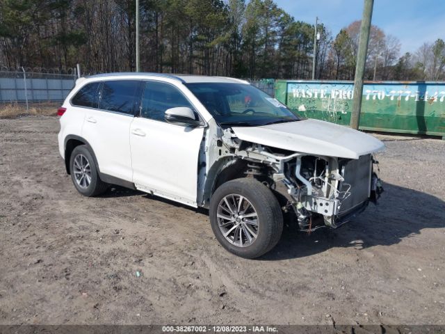 toyota highlander 2019 5tdjzrfh8ks620011