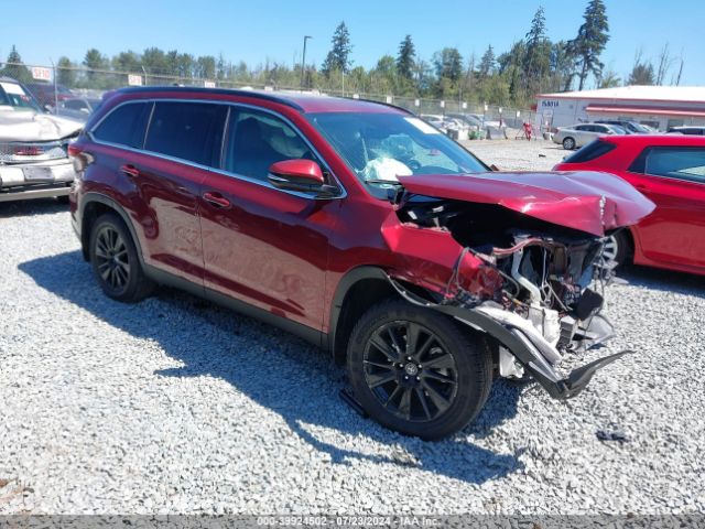 toyota highlander 2019 5tdjzrfh8ks918672