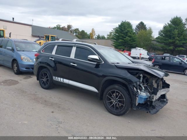 toyota highlander 2019 5tdjzrfh8ks989337