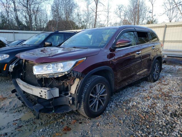 toyota highlander 2017 5tdjzrfh9hs480124