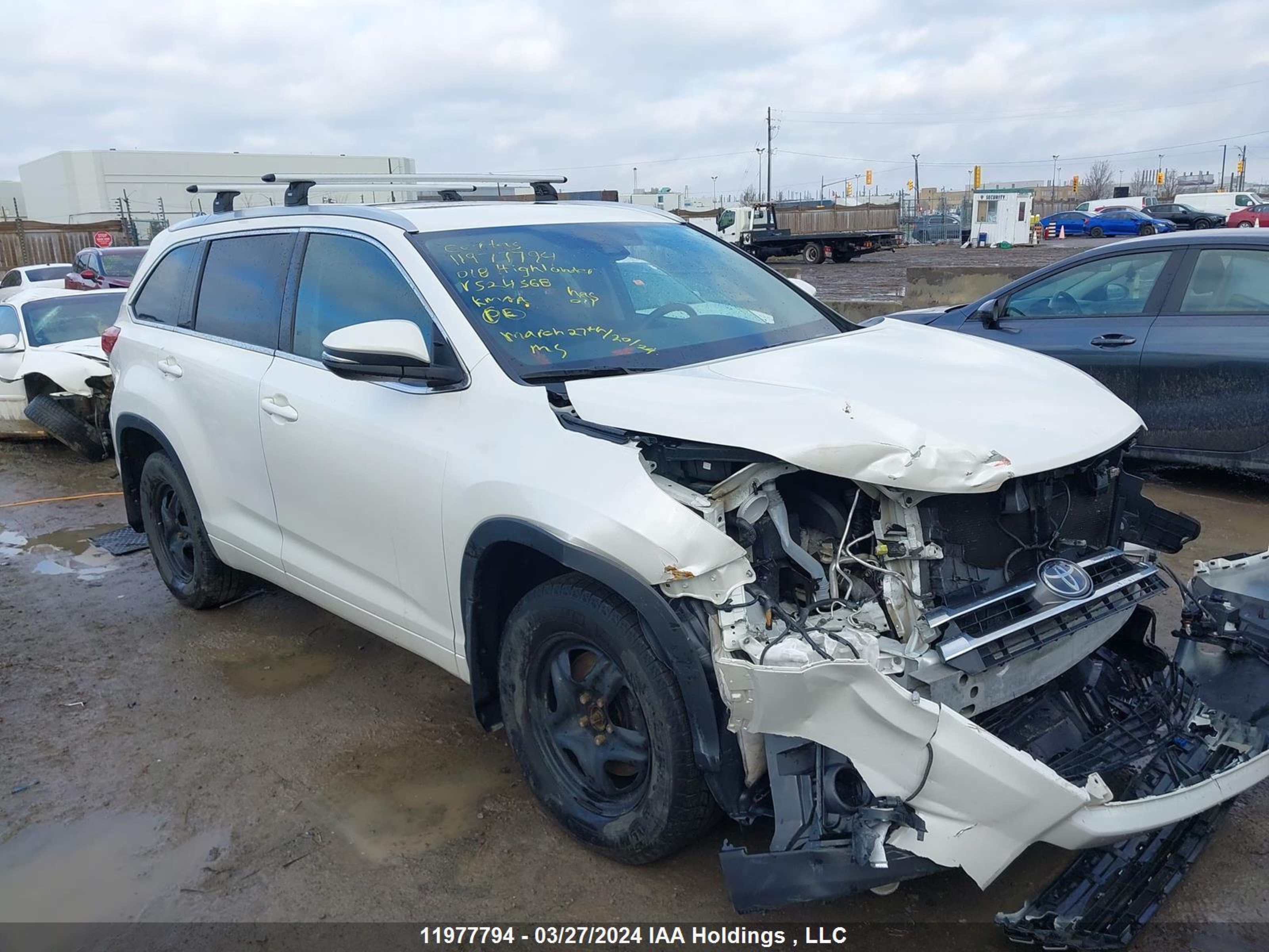 toyota highlander 2018 5tdjzrfh9js524368